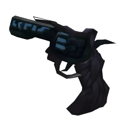 Blue Elderwood Revolver