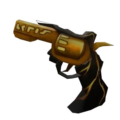 Gold Elderwood Revolver