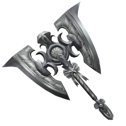 Silver Swirly Axe