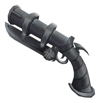 Silver Swirly Gun