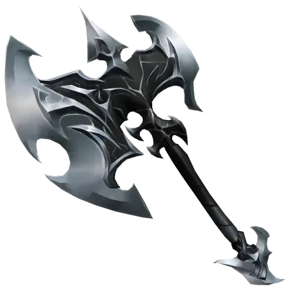 Silver Vampire's Axe